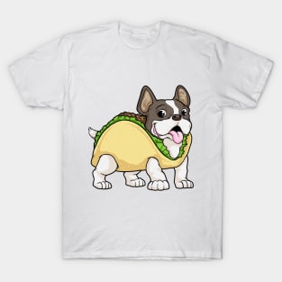 Dog with Taco with Lettuce and Minced meat T-Shirt